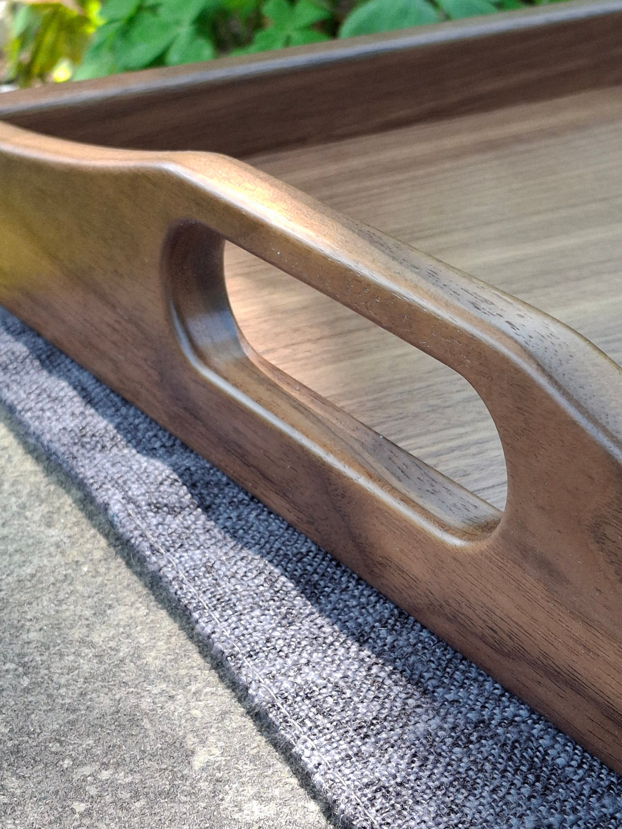 Walnut Serving Trays (2 sizes) - Tyler Morris Woodworking