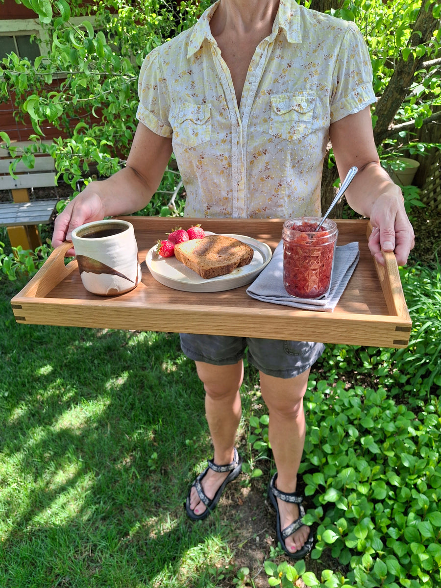 White Oak Serving Trays (2 sizes) - Tyler Morris Woodworking