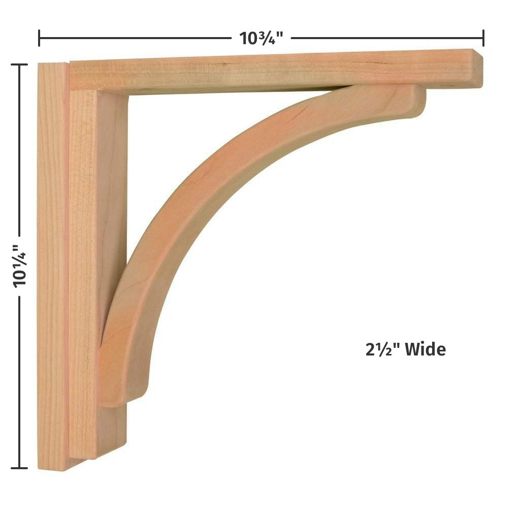 Cove 10 Corbel - Tyler Morris Woodworking