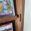 Card Display Cabinet made of walnut