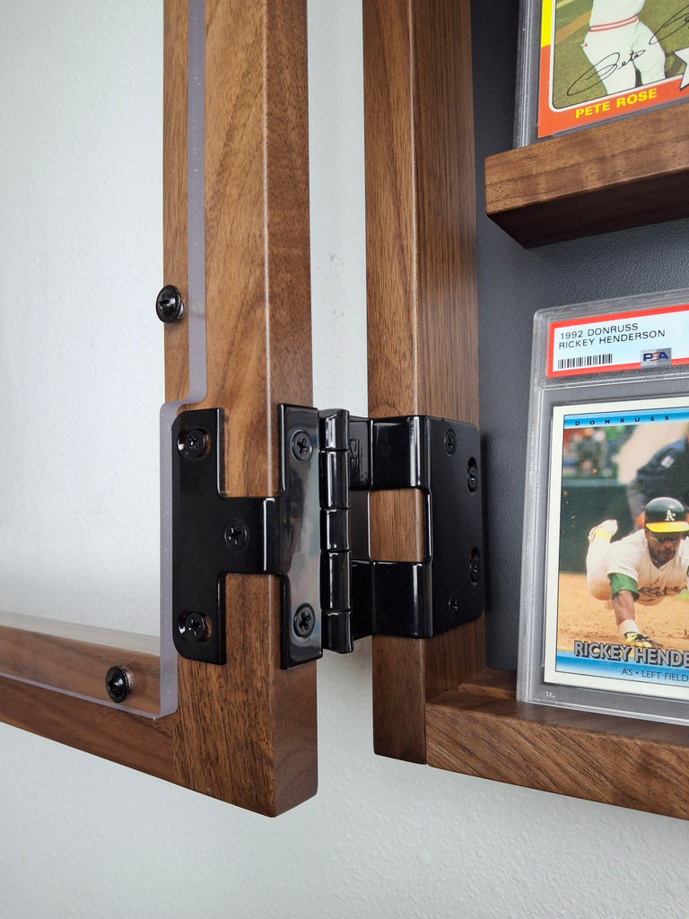BCW Woodbase Baseball & Card Display Holder – Walnut Base – Free Shipping