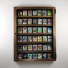 Large Walnut cabinet for toploader cards