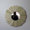 Unfinished Poplar Sunburst Mirror