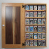 Card Display Cabinet with Adjustable Shelves