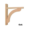 Concave 10 Wood Shelf Bracket