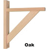 Straight 10 Wood Shelf Bracket