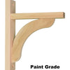 Concave 8 Wood Shelf Bracket