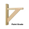 Straight 8 Wood Shelf Bracket