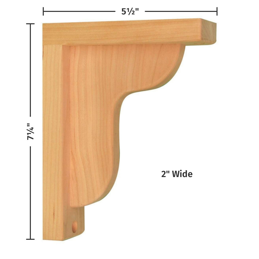 Ogee 6 Corbel - Pre-Installed Countertops