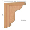 Cherry Ogee 6 Corbel by Tyler Morris Woodworking